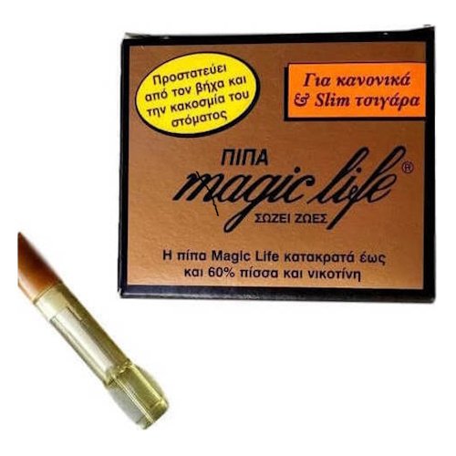 Magic Life Πίπες Τσιγάρων Slim & Regular 6mm 12x 1τμχ