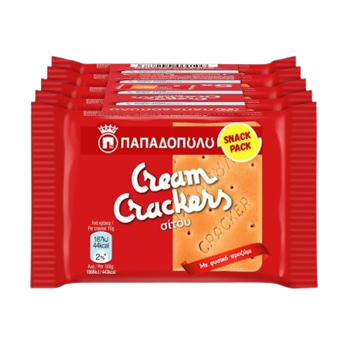 Cream Crackers Σίτου 5x43g